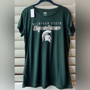 Concepts Sports - XL - Sleepware - NWT- Green - Michigan State - Top Only